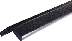 PRO-SAFE - 39" Long, Polyurethane Foam Type W Bumper Guard - Black, 1" High x 2" Wide Side - A1 Tooling