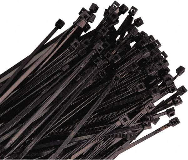 Triton - 36" Long Black Nylon Standard Cable Tie - 175 Lb Tensile Strength, 11" Max Bundle Diam - A1 Tooling