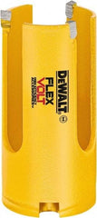 DeWALT - 1-3/8" Diam, 2" Cutting Depth, Hole Saw - Carbide-Tipped Saw, Toothed Edge - A1 Tooling