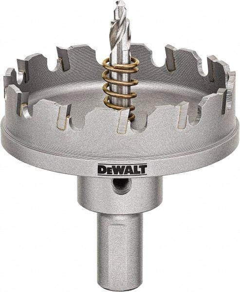 DeWALT - 2-5/8" Diam, 1/4" Cutting Depth, Hole Saw - Carbide-Tipped Saw, Toothed Edge - A1 Tooling