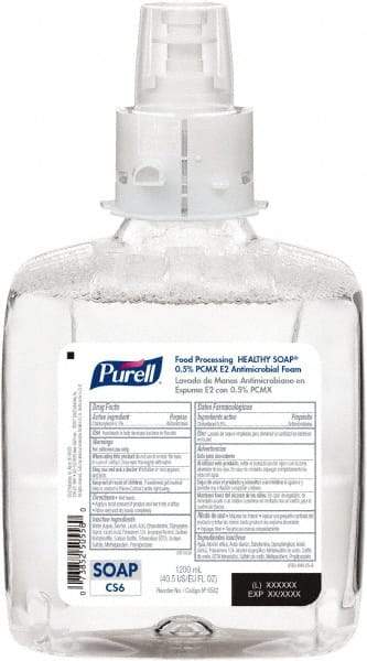 PURELL - 1,200 mL Bottle Foam Soap - Antibacterial, Clear, Fragrance Free Scent - A1 Tooling