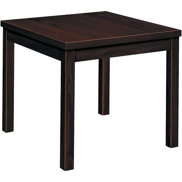 Hon - 20" Long x 24" Wide x 20" High Stationary Reception Table - Mahogany (Color), High Pressure Laminate - A1 Tooling