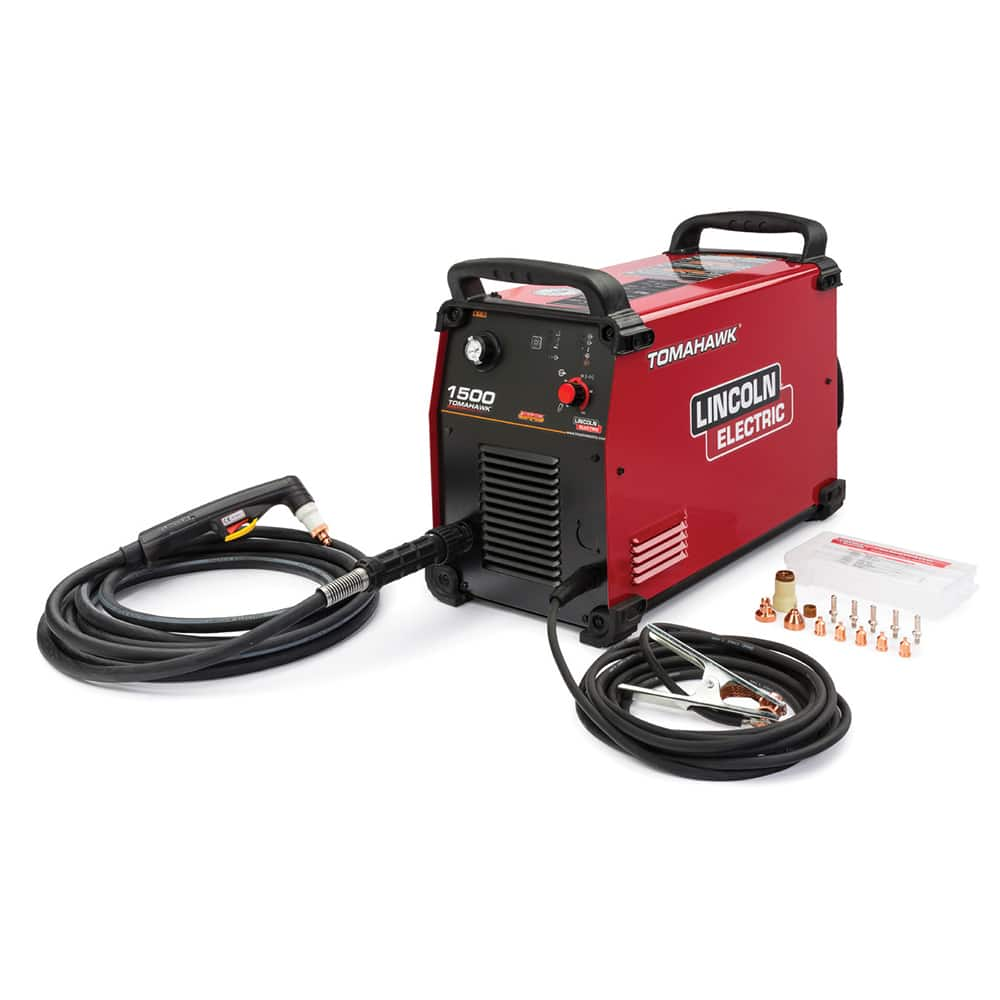 Lincoln Electric - Plasma Cutters & Plasma Cutter Kits; Cutting Capacity: 1-1/4 ; Input Voltage: 208-575 ; Type: Plasma Cutter ; Duty Cycle: 60A/140V/100%; 80A/140V/80%; 100A/140V/60% - Exact Industrial Supply