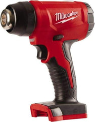 Milwaukee Tool - 0 to 875°F Heat Setting, 6 CFM Air Flow, Heat Gun - 18 Volts, 5 Amps, 360 Watts - A1 Tooling