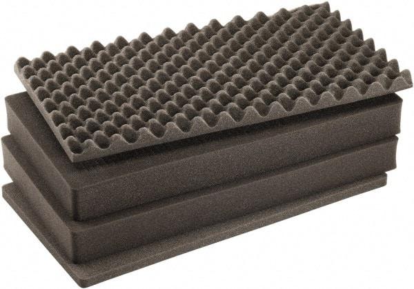 Pelican Products, Inc. - Tool Box Foam Foam Set - 17-3/8" Wide x 9-3/4" Deep x 29-1/2" High, Black, For Pelican Case 1605 - A1 Tooling