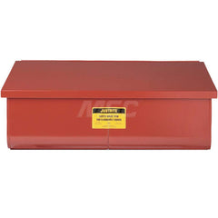 Safety Bench Cans & Dip/Wash Tanks; Type: Rinse Tank; Capacity (pt.): 22.000; Can Material: Steel; Capacity: 22.000; Capacity (Qt.): 22.000; Color: Red; Capacity (Gal.): 22.000