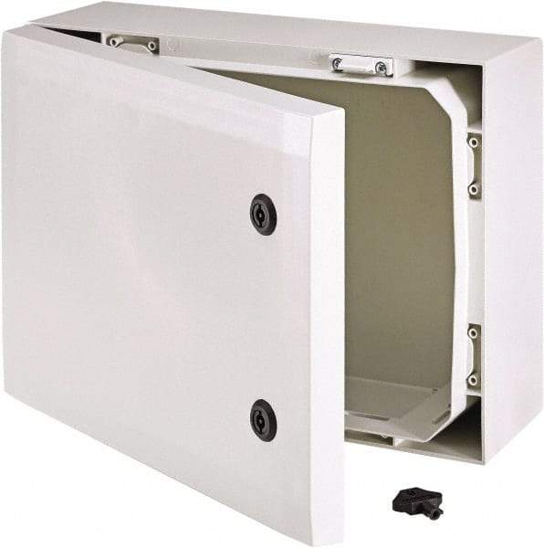 Fibox - Polycarbonate Standard Enclosure Hinge Cover - NEMA 4, 4X, 5.91" Wide x 15.75" High x 11.81" Deep, Impact Resistant - A1 Tooling