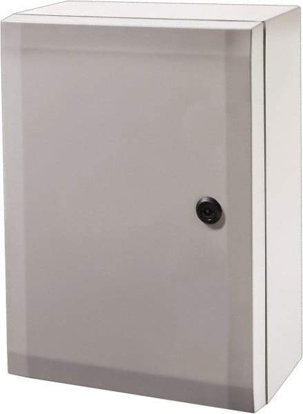 Fibox - Polycarbonate Standard Enclosure Hinge Cover - NEMA 4, 4X, 5.91" Wide x 7.87" High x 11.81" Deep, Impact Resistant - A1 Tooling