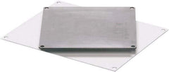 Fibox - 14" OAW x 12" OAH White Painted Electrical Enclosure Back Panel - 14" x 12" Box, Steel, Use with ARCA 14127 - A1 Tooling