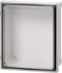 Fibox - Polycarbonate Standard Enclosure Hinge Cover - NEMA 4, 4X, 6, 6P, 12, 13, 8" Wide x 10" High x 6" Deep, Impact, Moisture & Corrosion Resistant, Dirt-tight & Dust-tight - A1 Tooling