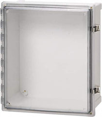 Fibox - Polycarbonate Standard Enclosure Hinge Cover - NEMA 4, 4X, 6, 6P, 12, 13, 8" Wide x 10" High x 4" Deep, Impact, Moisture & Corrosion Resistant, Dirt-tight & Dust-tight - A1 Tooling