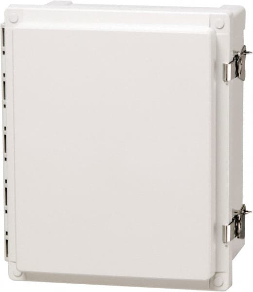 Fibox - Polycarbonate Standard Enclosure Hinge Cover - NEMA 4, 4X, 6, 6P, 12, 13, 16" Wide x 18" High x 10" Deep, Impact, Moisture & Corrosion Resistant, Dirt-tight & Dust-tight - A1 Tooling