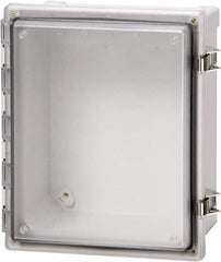 Fibox - Polycarbonate Standard Enclosure Hinge Cover - NEMA 4, 4X, 6, 6P, 12, 13, 8" Wide x 10" High x 4" Deep, Impact, Moisture & Corrosion Resistant, Dirt-tight & Dust-tight - A1 Tooling