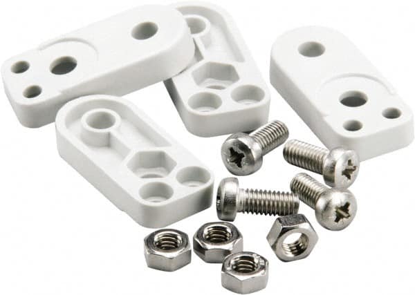 Fibox - Electrical Enclosure Polycarbonate Mounting Foot Kit - For Use with SOLID - A1 Tooling