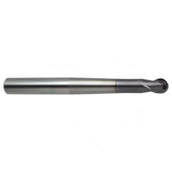 10mm Dia. - 120mm OAL 2 FL 30 Helix Firex Carbide Ball Nose End Mill - A1 Tooling