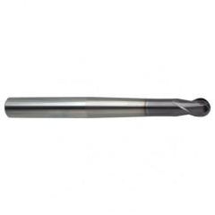 10mm Dia. - 120mm OAL 2 FL 30 Helix Firex Carbide Ball Nose End Mill - A1 Tooling