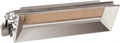 Heatstar - 30-1/4" Long x 19-1/4" Wide x 12" High, 24 AC Volt, Infrared Suspended Heater - A1 Tooling