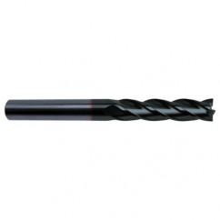 3/8 Dia. x 4 Overall Length 4-Flute Square End Solid Carbide SE End Mill-Round Shank-Center Cut-Super-A - A1 Tooling