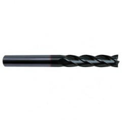 3/8 Dia. x 4 Overall Length 4-Flute Square End Solid Carbide SE End Mill-Round Shank-Center Cut-Super-A - A1 Tooling