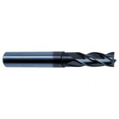 1/4 Dia. x 3 Overall Length 4-Flute Square End Solid Carbide SE End Mill-Round Shank-Center Cut-Super-A - A1 Tooling