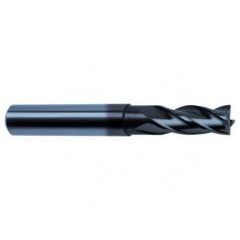 1/4 Dia. x 3 Overall Length 4-Flute Square End Solid Carbide SE End Mill-Round Shank-Center Cut-Super-A - A1 Tooling