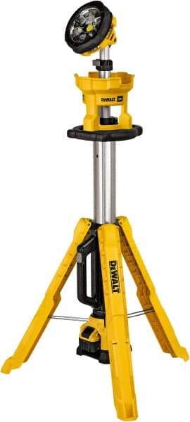 DeWALT - 20 Volts, 3000 Lumens, Cordless Work Light - Yellow, 11 hr Run Time - A1 Tooling