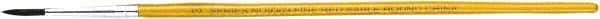 Premier Paint Roller - #5 Sable Artist's Paint Brush - 1/8" Wide, 1/2" Bristle Length, 5" Wood Handle - A1 Tooling