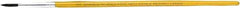 Premier Paint Roller - #6 Bristle Artist's Paint Brush - 3/8" Wide, 3/4" Bristle Length, 8-1/4" Wood Handle - A1 Tooling