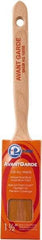 Premier Paint Roller - 1-1/2" Oval Polyester Sash Brush - 2-1/2" Bristle Length, 7" Wood Sash Handle - A1 Tooling