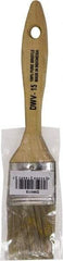 Premier Paint Roller - 1-1/2" Flat White China Bristle Chip Brush - 1-3/4" Bristle Length, 5" Wood Beavertail Handle - A1 Tooling