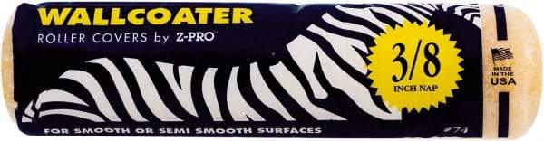 Premier Paint Roller - 3/8" Nap, 9" Wide Paint Roller Cover - Semi-Smooth Texture, Polyester - A1 Tooling