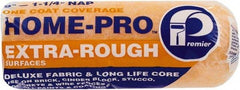 Premier Paint Roller - 1-1/4" Nap, 9" Wide Paint Roller Cover - Extra-Rough Texture, Polyester - A1 Tooling