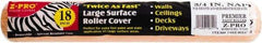 Premier Paint Roller - 3/4" Nap, 18" Wide Paint Roller Cover - Rough Texture, Polyester - A1 Tooling