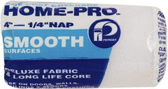 Premier Paint Roller - 1/4" Nap, 4" Wide Paint Roller Cover - Smooth Texture, Polyester - A1 Tooling