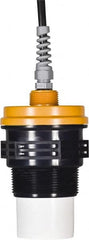 Made in USA - 1\x92 to 25\x92 for Liquids, 1\x92 to 10\x92 for Solids Transmission Range Ultrasonic Explosion-Proof Transmitter - 2" NPT Mount, 30 Max psi, ±0.25% of Range Accuracy, 12 to 28 VDC (Loop Powered) - A1 Tooling