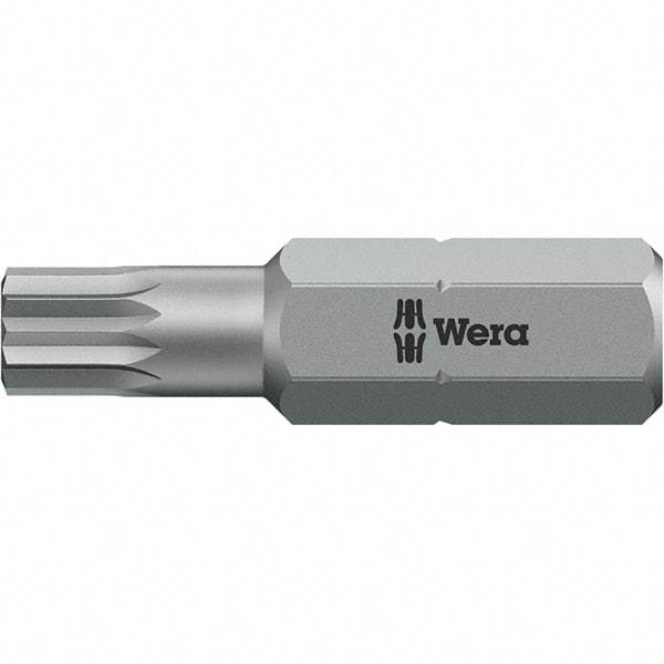 Wera - #8 Multi-Point Socket Insert Screwdriver Bit - 1" OAL - A1 Tooling