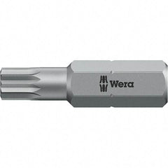 Wera - #8 Multi-Point Socket Insert Screwdriver Bit - 1" OAL - A1 Tooling