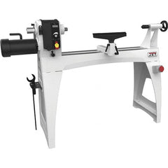 Jet - 18-1/2" Swing, 40" Distance Between Center, Woodworking Lathe - 2MT Headstock, 40 to 3,200 RPM, 4" Quill Travel - A1 Tooling