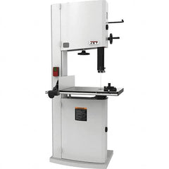 Jet - 18" Throat Capacity, Step Pulley Vertical Bandsaw - 2,300/3,800 SFPM, 3 hp, Single Phase - A1 Tooling