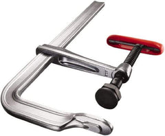 Bessey - 4-3/4" Throat Depth, 18" Max Capacity, Standard Sliding Arm Clamp - 1,980 Lb Clamping Pressure, 45/64" Spindle Diam - A1 Tooling