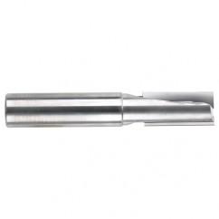 1/4" Dia. - 2-1/2" OAL - 2 FL Straight FL Bright Carbide End Mill - A1 Tooling