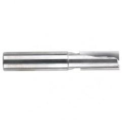 1/4" Dia. - 2-1/2" OAL - 2 FL Straight FL Bright Carbide End Mill - A1 Tooling