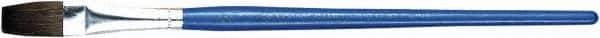 Premier Paint Roller - 5/8" Polyester Artist's Paint Brush - 1/2" Wide, 5/8" Bristle Length, 4-3/4" Wood Handle - A1 Tooling