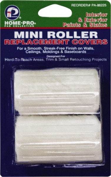 Premier Paint Roller - 4" Wide Paint Mini Roller Covers - Smooth Texture, Polyester - A1 Tooling