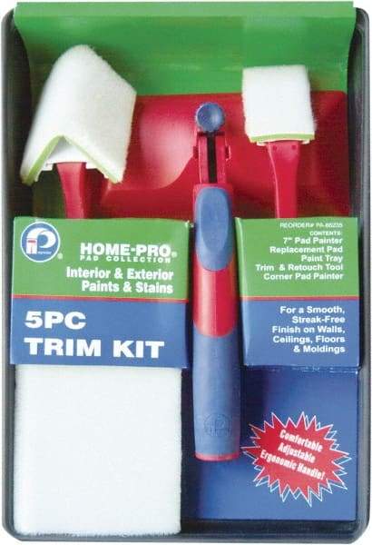 Premier Paint Roller - Trim Paint Roller Kit - Plastic Frame, Includes Paint Tray & Roller Frame - A1 Tooling