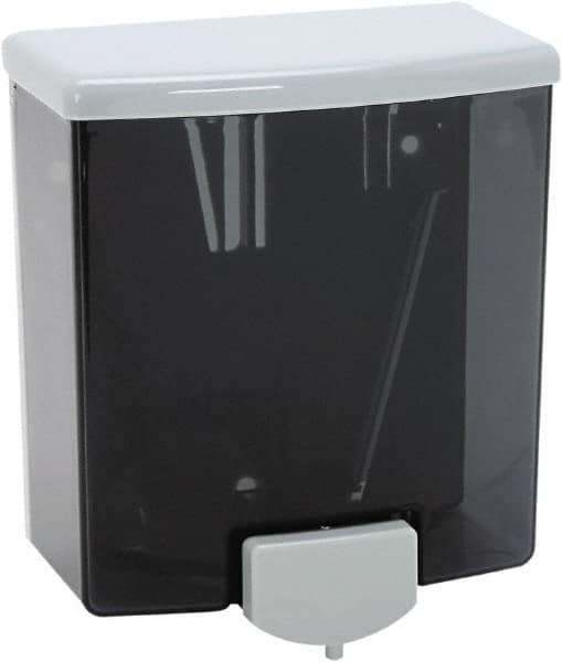 Bobrick - 40 oz Liquid Hand Soap Dispenser - Plastic, Wall Mounted, Black & Gray - A1 Tooling