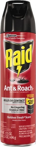 Raid - Pack of (12) 17.5-oz Aerosol Cans Ant, Roach, Silverfish, Spider & Waterbug Killer - A1 Tooling