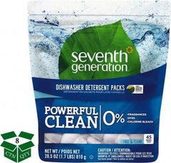 Seventh Generation - 0.63 oz Packet Automatic Dishwashing Powder - Unscented - A1 Tooling