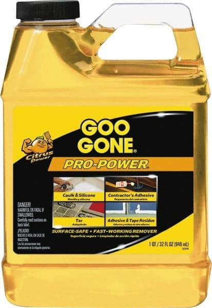 Goo Gone - 32 oz Bottle Adhesive Remover - Removes Caulk Residue, Grease, Tar, Tape, Varnish, Wax, Glue, Silicone, Contractor\x92s Adhesive, Tape Residue - A1 Tooling