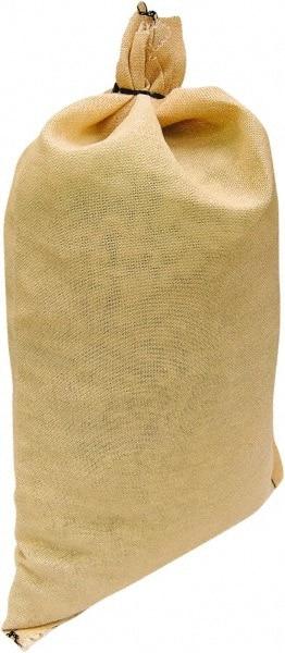 Made in USA - 14" Long x 26" High Sand Bag - Desert Tan Acrylic, For Spill Containment - A1 Tooling